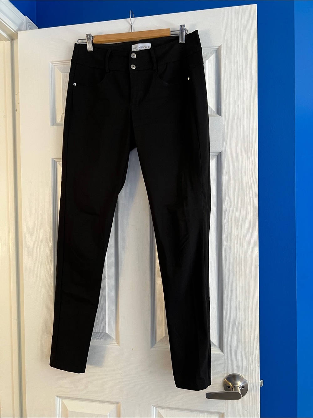 Brenda Beddome Black Slim Stretch Skinny Pants by Zara